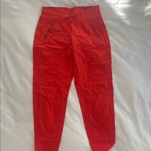 Women’s Athleta Red/orange Jogger Pants